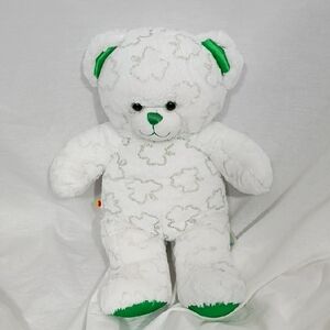 Build-A-Bear Workshop Lucky St. Patrick's Day Clover Shamrock plush teddy bear